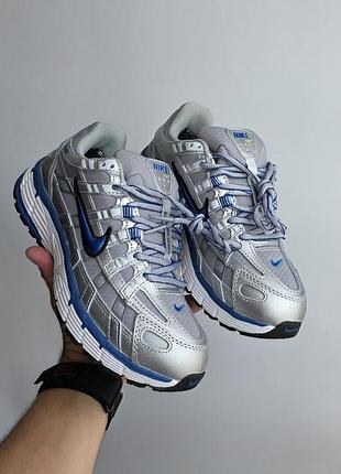 Nike p-6000 | gore-tex 
• metallic silver / blue •