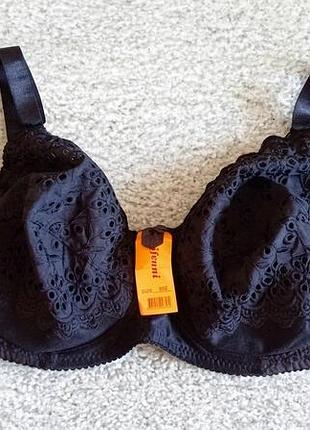 Ажурный шье 🖤 difenenn 95e 👙 черный бюстгальтер 42e 🛍️ новый с биркой