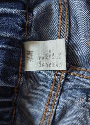 Джинсы h&amp;m 2-3 года 5