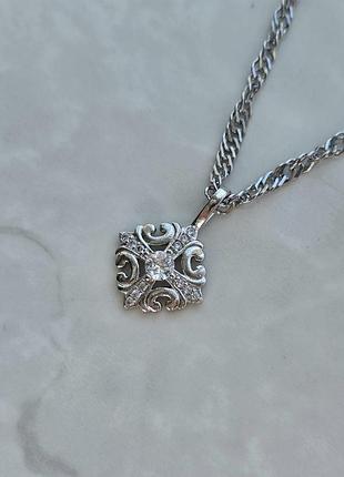 Кулон chrome first silver star