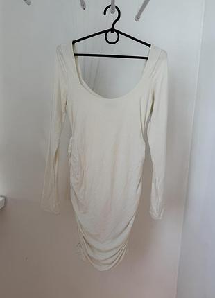 Сукня міні зі зборками oh polly eska modal (код: 4605), оригінал, розмір m (uk 10)
