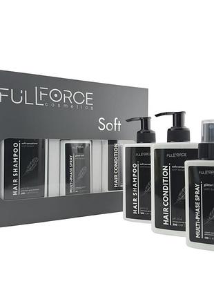 Набір для волосся з кератином full force cosmetics «soft»