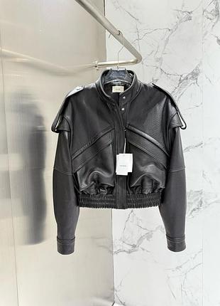 Кожаная куртка saint laurent