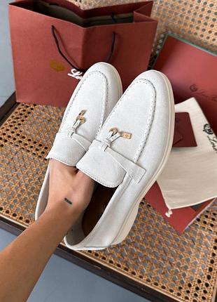 👟 лофери loro piana white / наложка bs👟