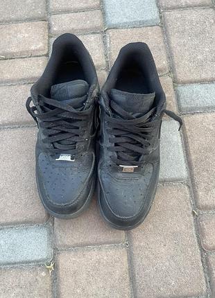 Nike air force 1 black найк аір форс чорні 42.5