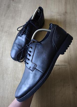 Мужские кожаные туфли timberland , р.45,5.