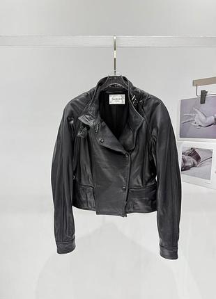 Кожаная куртка saint laurent