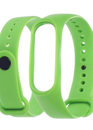 Ремешок силиконовый anchor для xiaomi mi band 5/ 6 салатовый