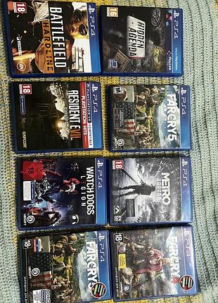 Ігрові приставки sony playstation 4 диски