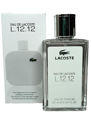 Уценка! мужской парфюм lacoste eau de lacoste l.12.12 blanc (лакоста л 12.12 бланш) 60 мл