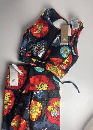Костюм adidas floral running tights,оригінал❗️❗️❗️