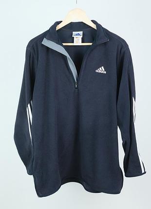 Женская олимпийка-флиска adidas, стильный винтаж, s–m
