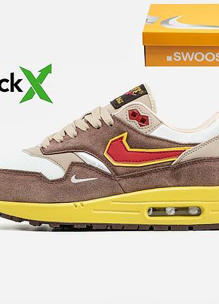 Кроссовки мужские, кроссовки женские, 1в1 люкс качество, кожа, 2501 nike air max 1, marvel-2501