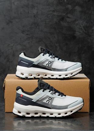 Р.38-44 кроссовки on running cloudvista 2 white grey on006