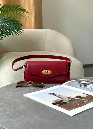 Сумка merlot bag burgundy/gold
