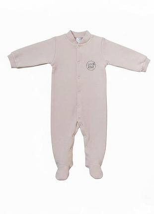 Чоловічок бавовна з начосом татошка колір капучино 68 розмір