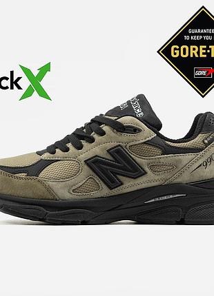 Кроссовки мужские, кроссовки женские, 1в1 люкс качество, кожа, 3068 new balance 990 | gore-tex | термо, marvel-3068