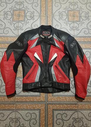 Мужская кожаная мотокуртка ixs (102)