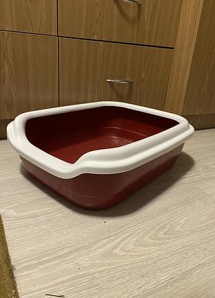 Туалет лоток для кота з рамкою comfort l