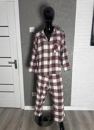 Байкова піжама великого розміру батал f&f, xxxxl 55-58р