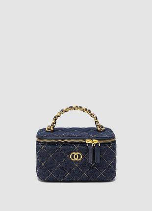 Сумка  élan bag dark denim/gold