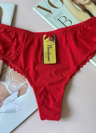 3xl-4xl-5xl женские трусики-стринги beisdanna больших размеров с кружевом 3xl, красный