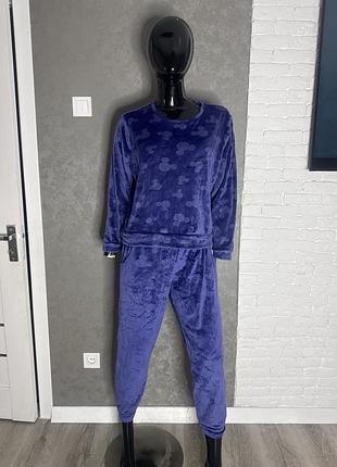 Велюрова піжама mickey george, l-xl