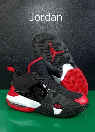Баскетбольні кросівки air jordan stay loyal 2 'bred'kid оригінал