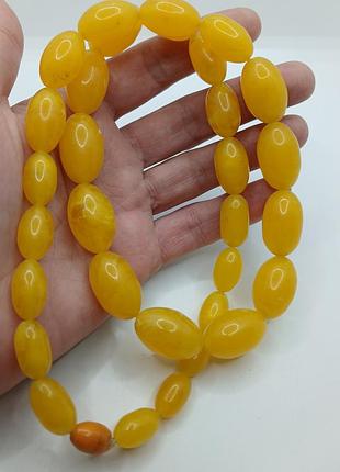 Бусы имитация янтаря
