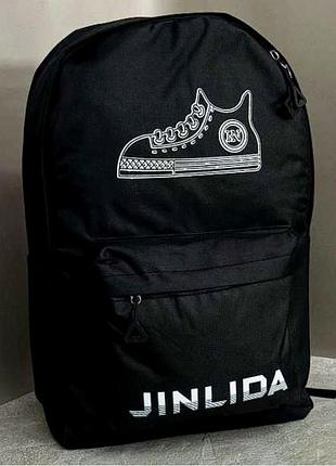 Рюкзак чоловічий jinlida чорний, коричневий