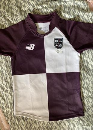Нова дитяча футболка регбі new balance bgs