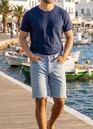 Вінтажні чоловічі джинсові шорти levi’s 501 (custom cut-off) 32