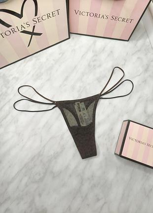 Сетчатые микро-трусики-стринги. pink. victoria’s secret. оригинал 🇺🇸