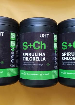 Uht спіруліна + хлорела (s+ch) (400 г / 80 порцій)