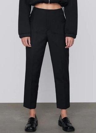 ✨ классические черные брюки zara basiс