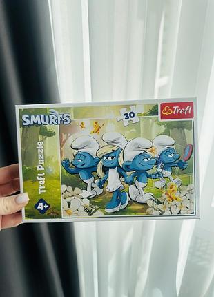 Пазл trefl пригоди смурфіків 30 елементів