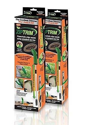 Ручная беспроводная газонокосилка zip trim садовый триммер для скашивания травы 2
