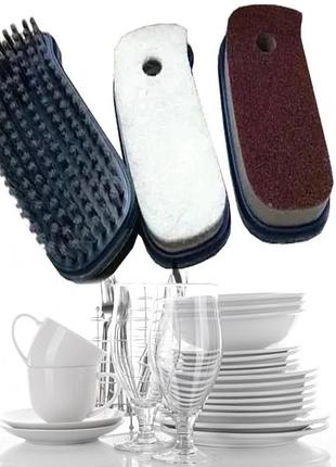Набор щеток для мытья и чистки hudraulic cleaning brush универсальная кухонная