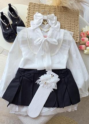 Блуза из прошвы