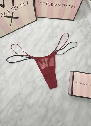 Сітчасті мікро-трусики-стрінги. pink. victoria's secret. оригінал 🇺🇸
