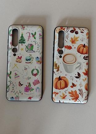 Комплект чехлов fall season🍂winter🤍 для  xiaomi mi 10 5g