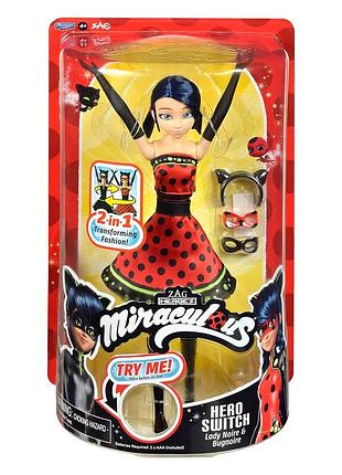 Лялька леді баг дізнатися перевтілення lady bug miraculous кукла леді баг та супер кіт