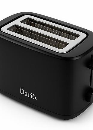 Тостер для хлеба бытовой dario, тостер для приготовления сэндвичей с поддоном сбора крошек bs-23
