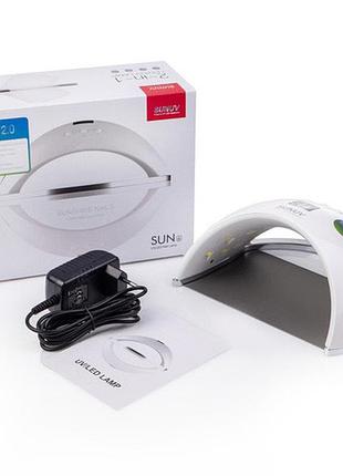 Лампа для лаку для нігтів uv lamp sun 6, уф лампа для сушіння гель-лаку льодова нігтів набір vw-26