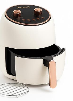 Фритюрница без масла профессиональная rainberg rb-2318 3800вт 8.5л, мультипечь для готовки mh-97