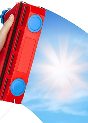 Щетка магнитная для мытья окон с двух сторон the glider