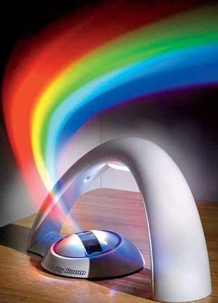 Ночник – проектор райдуга rgb lucky rainbow · светильник с проекцией радуги