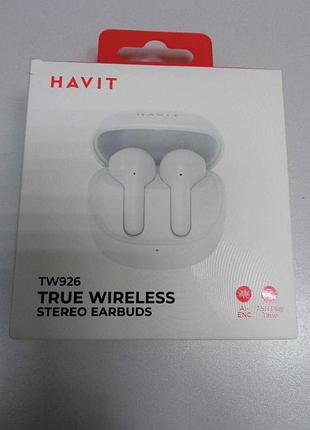 Наушники bluetooth-гарнитура б/у havit tw926