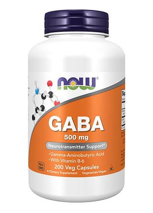 Гамк gaba 500mg - 200 veg капсул для улучшения сна