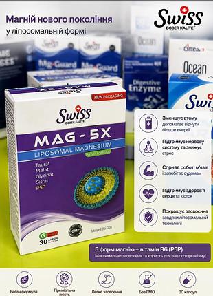 Swiss mag-5x liposomal magnesium .